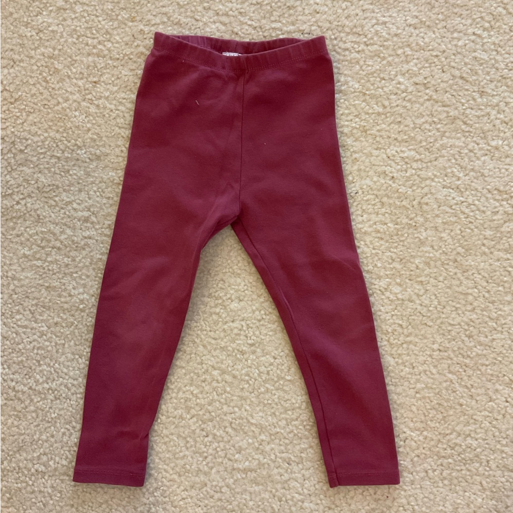 Zara Kids Maroon Leggings